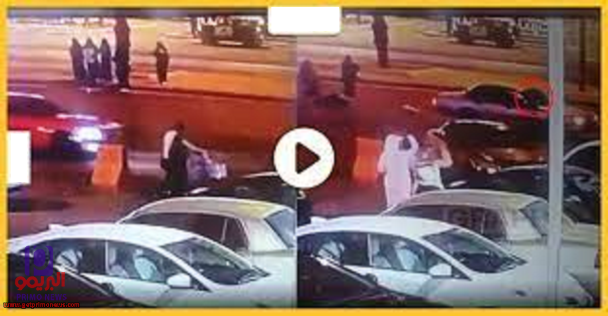 شاهد بالفيديو الكامل اللحظات الاولى من دهس 4 فتيات في حادث خميس مشيط اليوم في السعودية