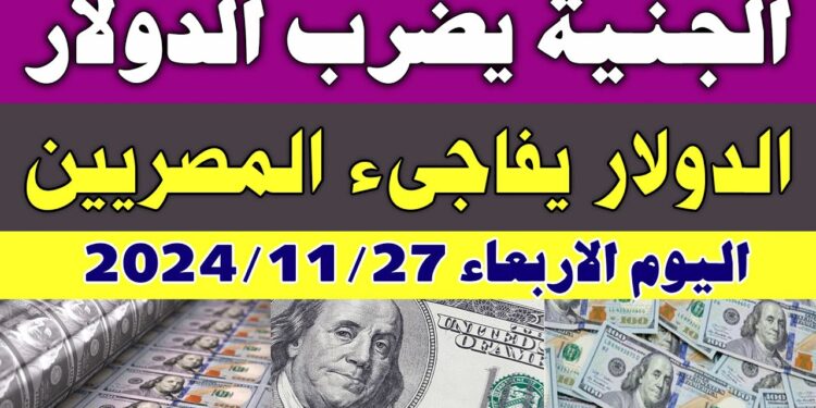 سعر الدولار أمام الجنيه المصري: تقرير محدث من البنوك اليوم 26 نوفمبر 2024 1 سعر الدولار أمام الجنيه المصري: تقرير محدث من البنوك اليوم 26 نوفمبر 2024
