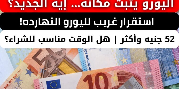 سعر اليورو في البنوك المصرية اليوم الخميس 21 نوفمبر 2024 1 سعر اليورو في البنوك المصرية اليوم الخميس 21 نوفمبر 2024