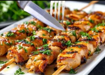 سر عمل شيش طاووق لذيذ أحلي من المحلات في البيت