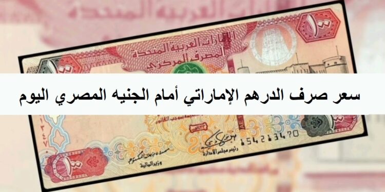 سعر صرف الدرهم الإماراتي أمام الجنيه المصري اليوم 1 سعر صرف الدرهم الإماراتي أمام الجنيه المصري اليوم