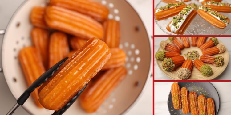 وصفة سريعة للتحلية بـ 3 مكونات، دهبية ومقرمشة في دقائق! 1 وصفة سريعة للتحلية بـ 3 مكونات، دهبية ومقرمشة في دقائق!