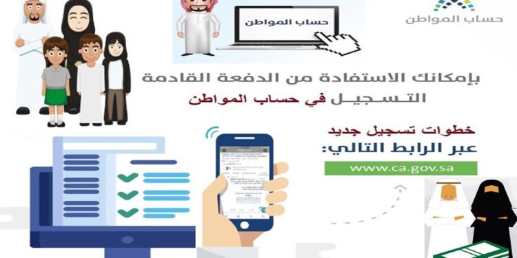 حساب المواطن طريقة تسجيل الأرامل والمطلقات والتابعين 1 حساب المواطن طريقة تسجيل الأرامل والمطلقات والتابعين