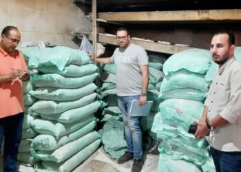 الأمن المصري يتمكن من ضبط 12 طنًا من الدقيق الأبيض البلدي المدعم