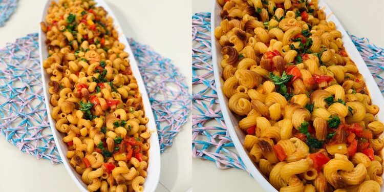 المكرونة بالفراخ في 10 دقائق أسهل وصفة لوجبة لذيذة وسريعة