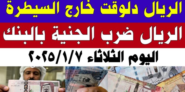 سعر الريال السعودي اليوم الثلاثاء في البنوك المصرية مقابل الجنيه