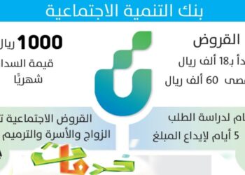 قرض شخصي سريع 18000 ريال بدون رسوم أو كفيل وأول قسط بعد 30 يوم