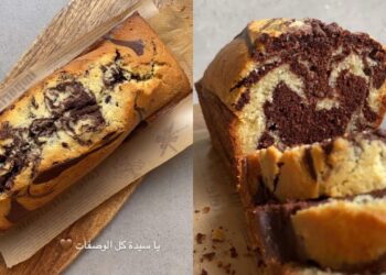 طريقة عمل ماربل كيك ستار باكس بطعم رائع وبطريقة سهلة