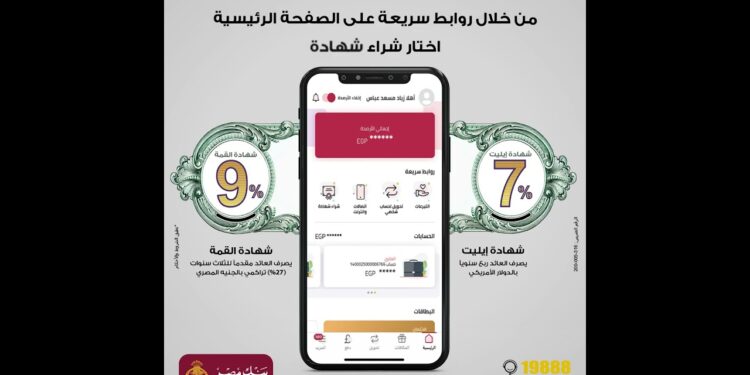 طريقة شراء شهادة ادخار بكل سهولة من خلال تطبيق بنك مصر 1 طريقة شراء شهادة ادخار بكل سهولة من خلال تطبيق بنك مصر