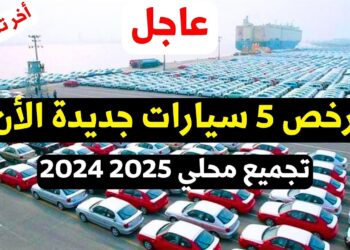 أسعار سيارات زيرو مجمعة في مصر 2025 أرخص 5 سيارات تبدأ من 650 ألف جنيه!