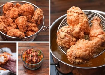 طريقة عمل دجاج كنتاكي المقرمش التي تشتهر بها السيدات على الإنترنت