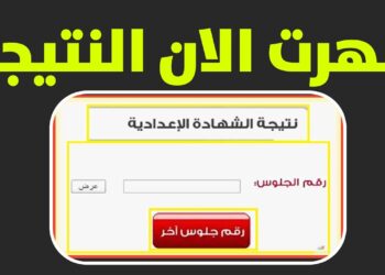 نتيجة الشهادة الإعدادية بالاسم ورقم الجلوس 2025