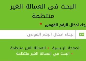 رابط الاستعلام عن قيمة منحة العمالة غير المنتظمة بالرقم القومي: اعرف تفاصيل المنحة