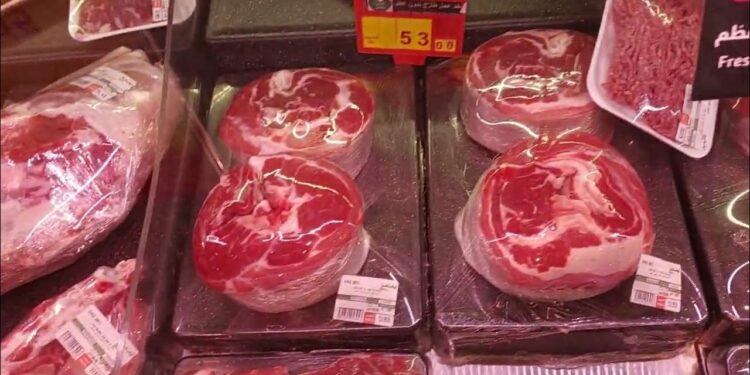 أسعار اللحوم الطازجة والمجمدة بمنافذ الزراعة اليوم الأحد 27 أبريل 2025