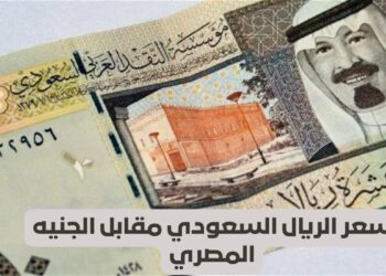 سعر الريال السعودي أمام الجنيه المصري اليوم الإثنين 7 أبريل 2025 آخر التحديثات
