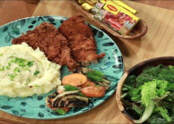 وصفة سوتيه الدجاج بالبطاطس البيوريه أسرع وأسهل طريقة لطعام شهي