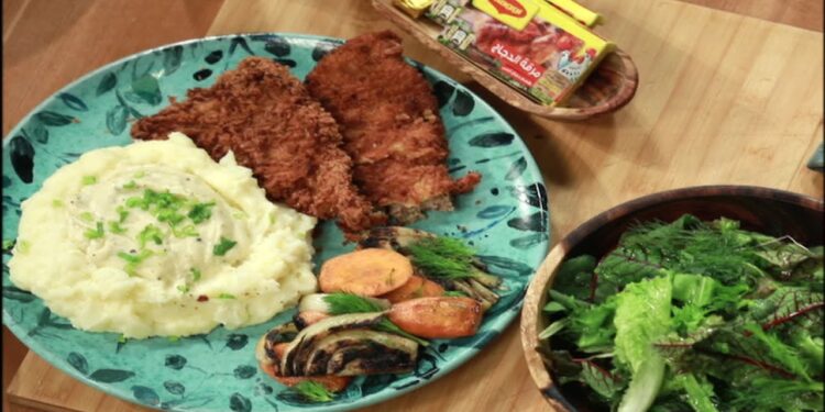 وصفة سوتيه الدجاج بالبطاطس البيوريه أسرع وأسهل طريقة لطعام شهي