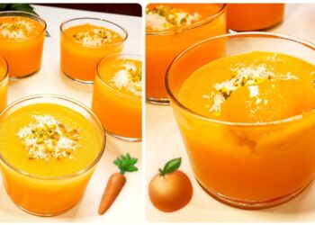 مهلبية البرتقال في خطوات بسيطة حلوى منعشة للأطفال