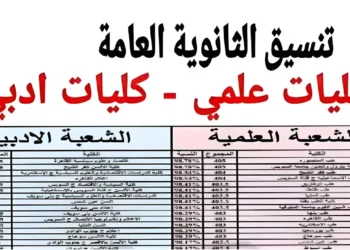 رابط موقع التنسيق الإلكتروني لتسجيل رغبات طلاب المرحلة الأولى 2025