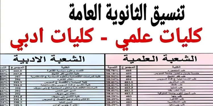 رابط موقع التنسيق الإلكتروني لتسجيل رغبات طلاب المرحلة الأولى 2025