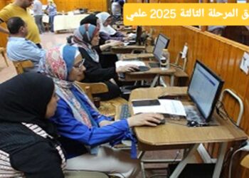 تنسيق المرحلة الثالثة 2025 تفاصيل الحد الأدنى للقبول وإجراءات التقديم