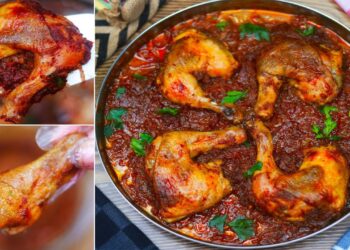 صنية فراخ بالبصل في 10 دقائق.. وجبة سريعة ولذيذة لأطفالك