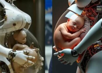 روبوت صناعي جديد في الصين قادر على محاكاة الحمل والولادة
