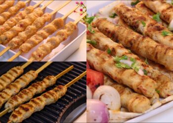 طريقة عمل كباب الدجاج مثل المطاعم بأبسط المكونات