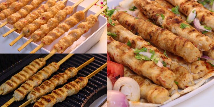 طريقة عمل كباب الدجاج مثل المطاعم بأبسط المكونات 1 طريقة عمل كباب الدجاج مثل المطاعم بأبسط المكونات