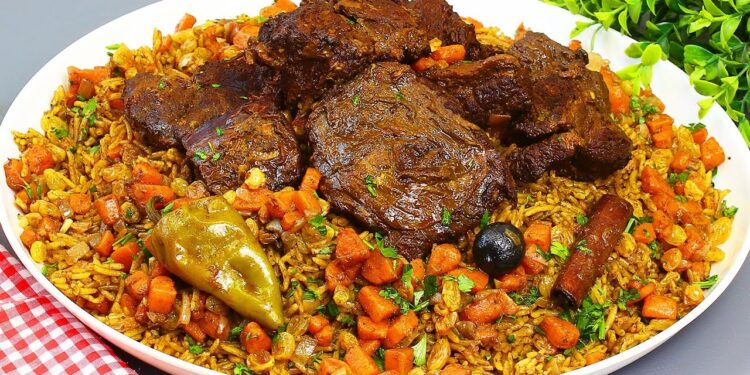 طريقة عمل كبسة اللحم السعودية الأصيلة 1 طريقة عمل كبسة اللحم السعودية الأصيلة
