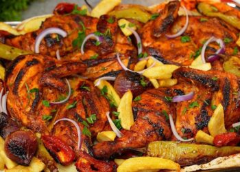 طريقة الدجاج المحمر على الطريقة الفلسطينية الأصلية