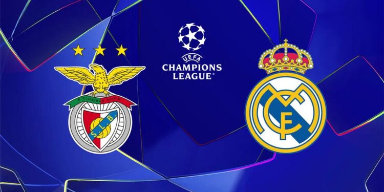 موعد مباراة ريال مدريد ضد بنفيكا في دوري أبطال أوروبا